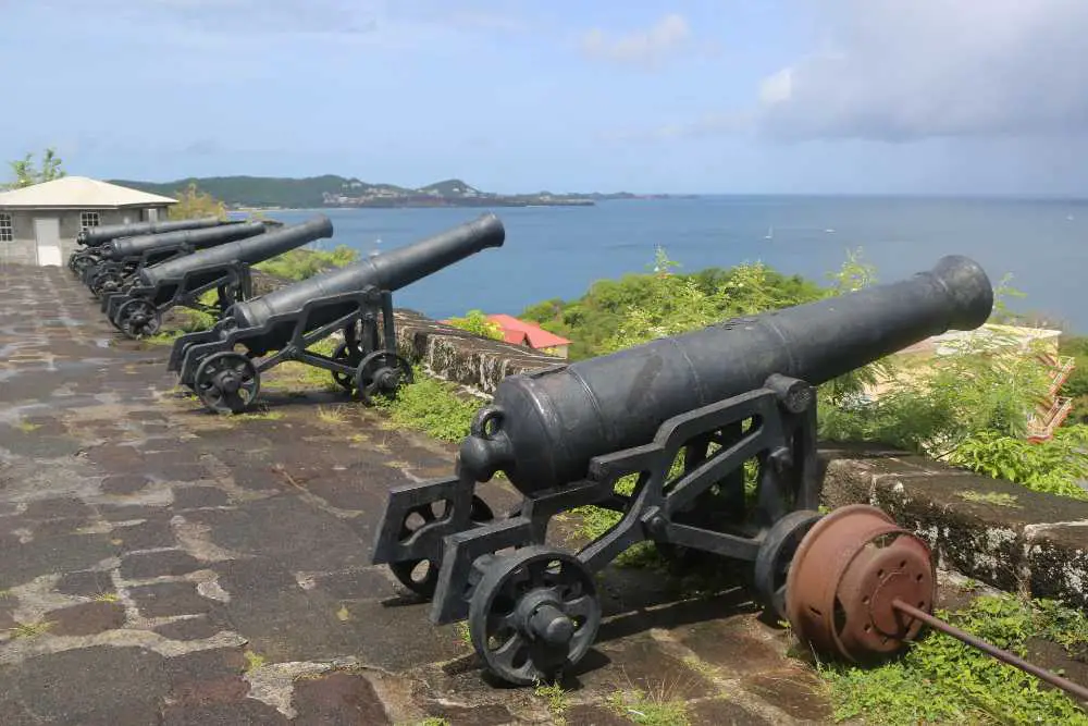 View of Grenada from Fort George