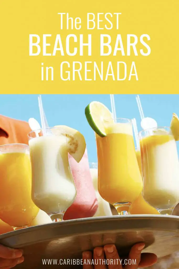 Pinterest pin of the Best Beach Bars in Grenada