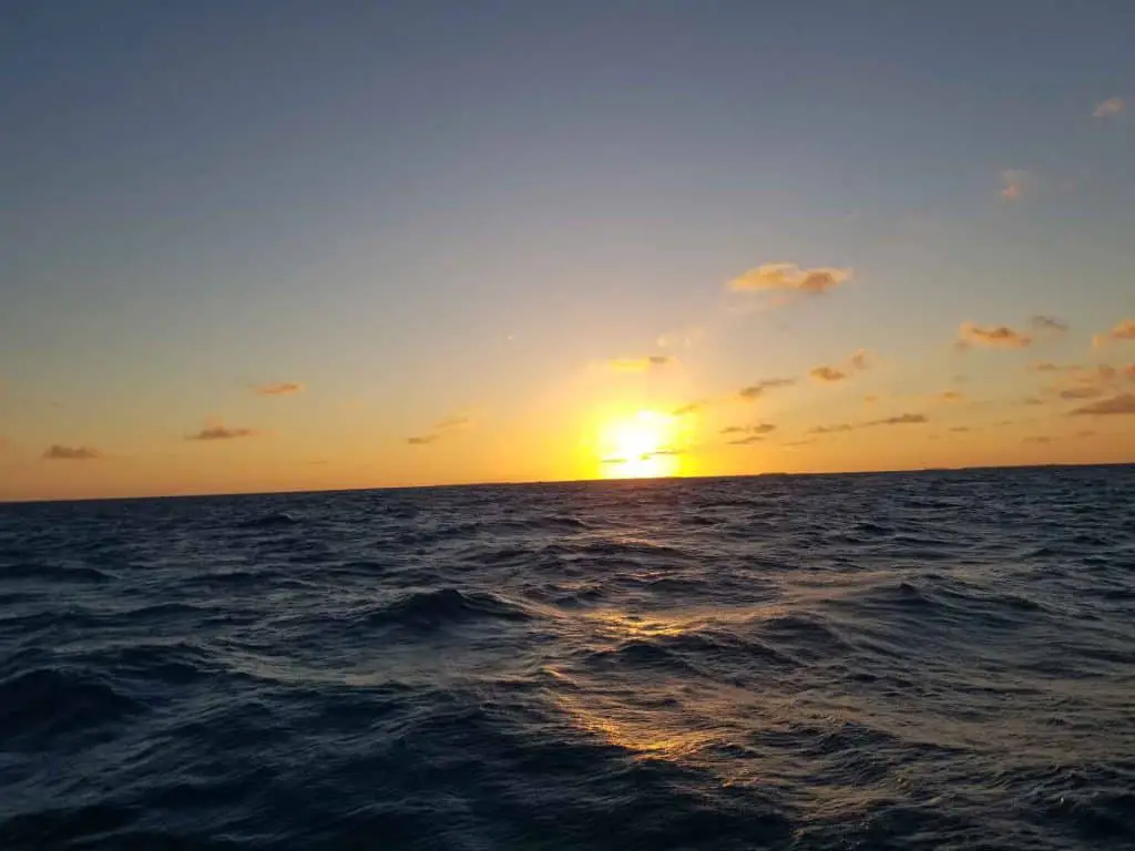 sunset in key west from sunset cruise catamaran