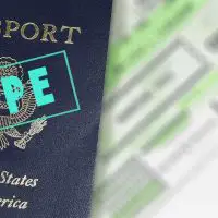 passport with the word nope stamped across it