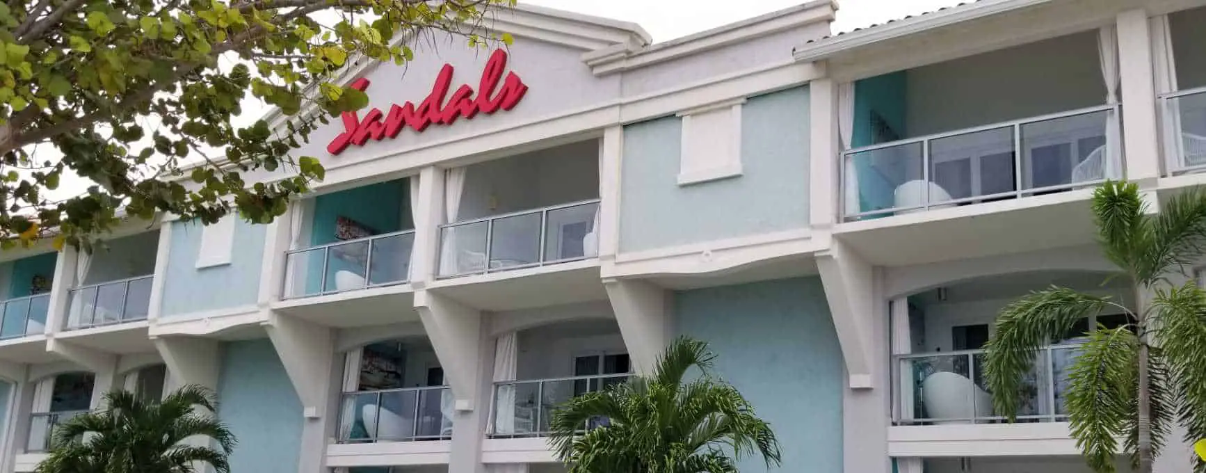 The Almonds Building at Sandals in Montego Bay