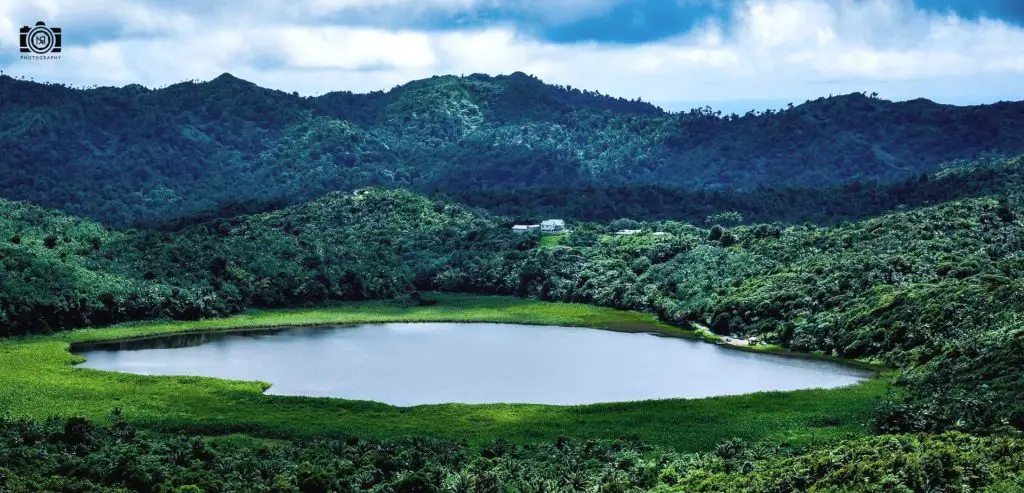 Grand Etang Lake in Grenada