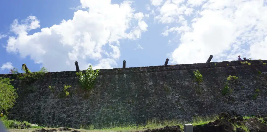 View of Fort George from the lower deck. St. Georges, Grenada