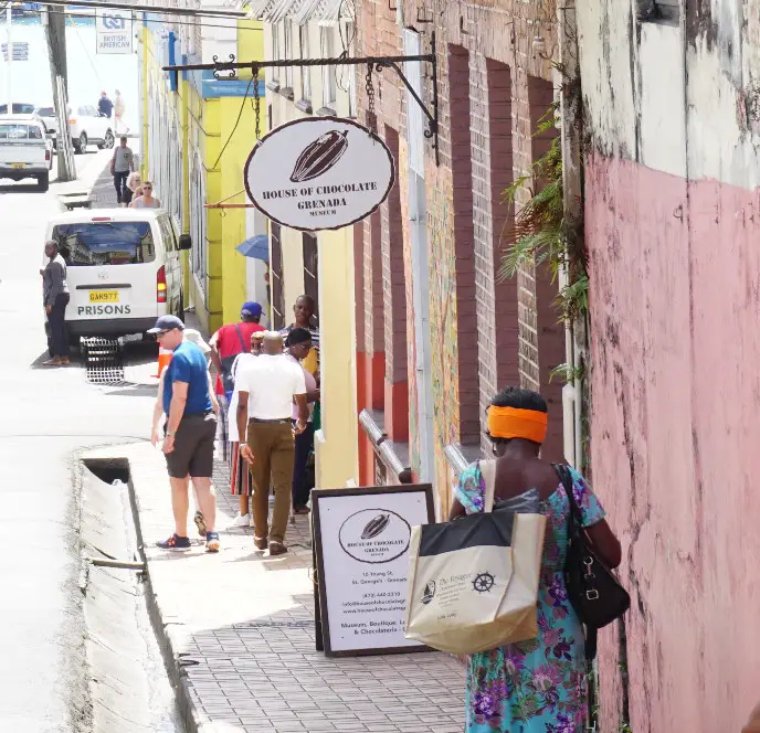The House of Chocolate in St. Georges, Grenada