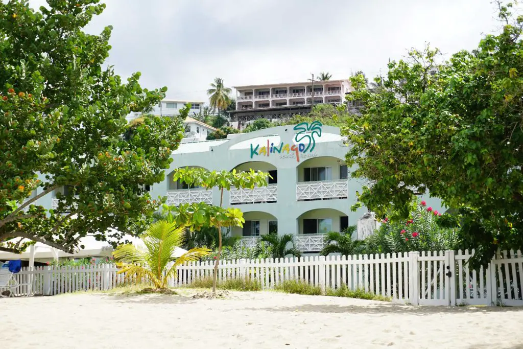 Kalinago Beach Resort on Morne Rouge Beach in Grenada.