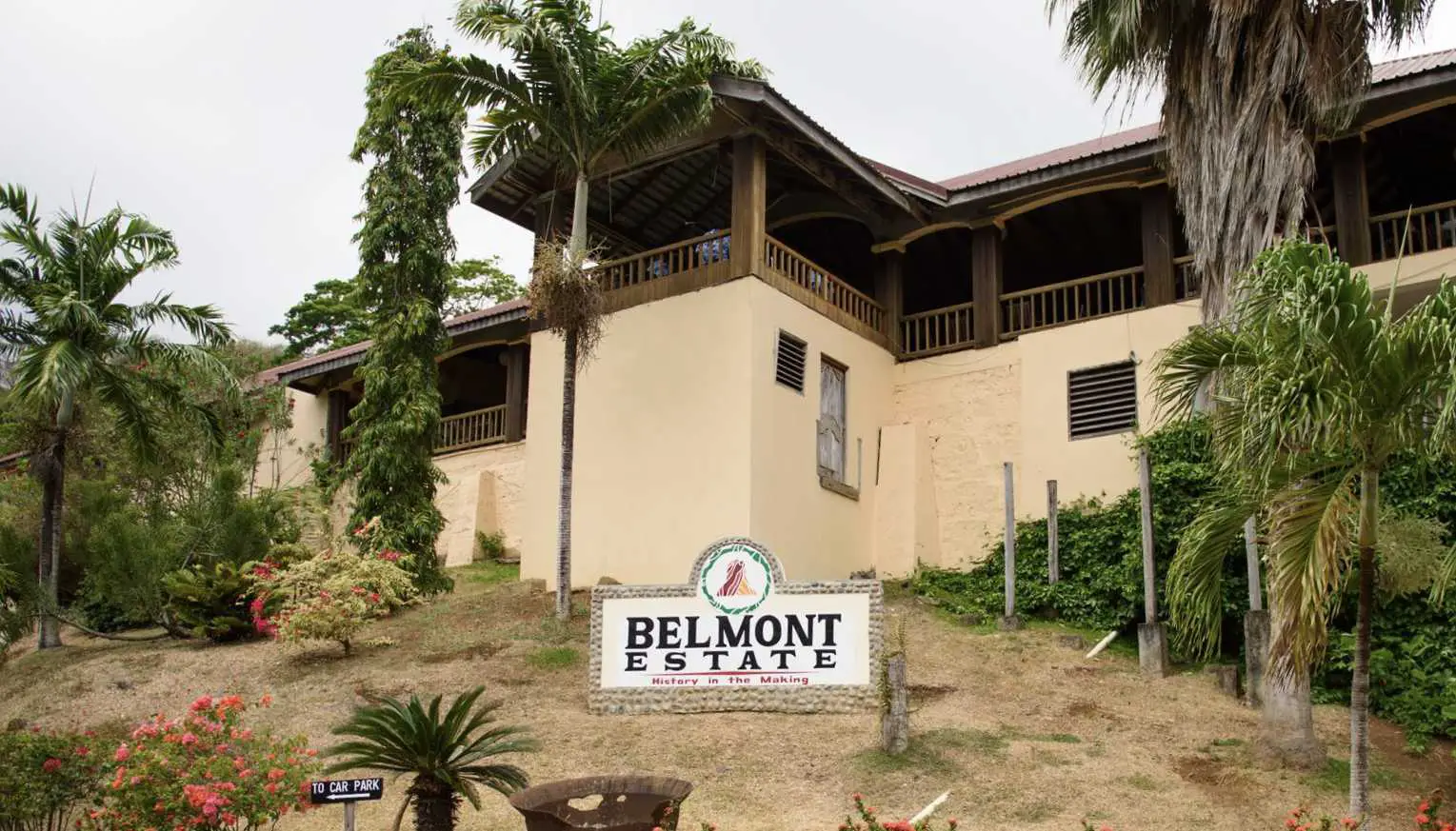 Belmont Estate building in Grenada